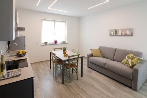 Wohnbereich der Wohnung Verde