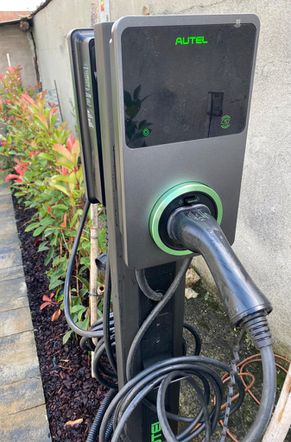 Point de recharge pour voiture électrique