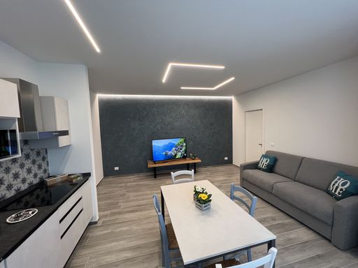 Appartement Blue — coin salon