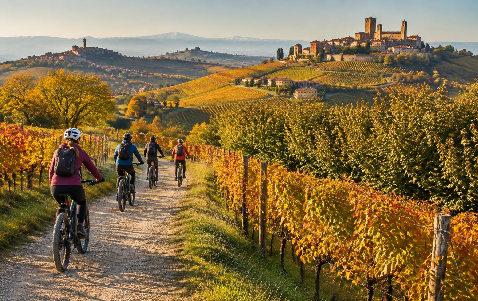 Escursione in e-bike tra i vigneti delle Langhe